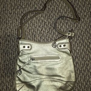 Etienne Aigner Vintage Stylish Gold Shoulder Bag